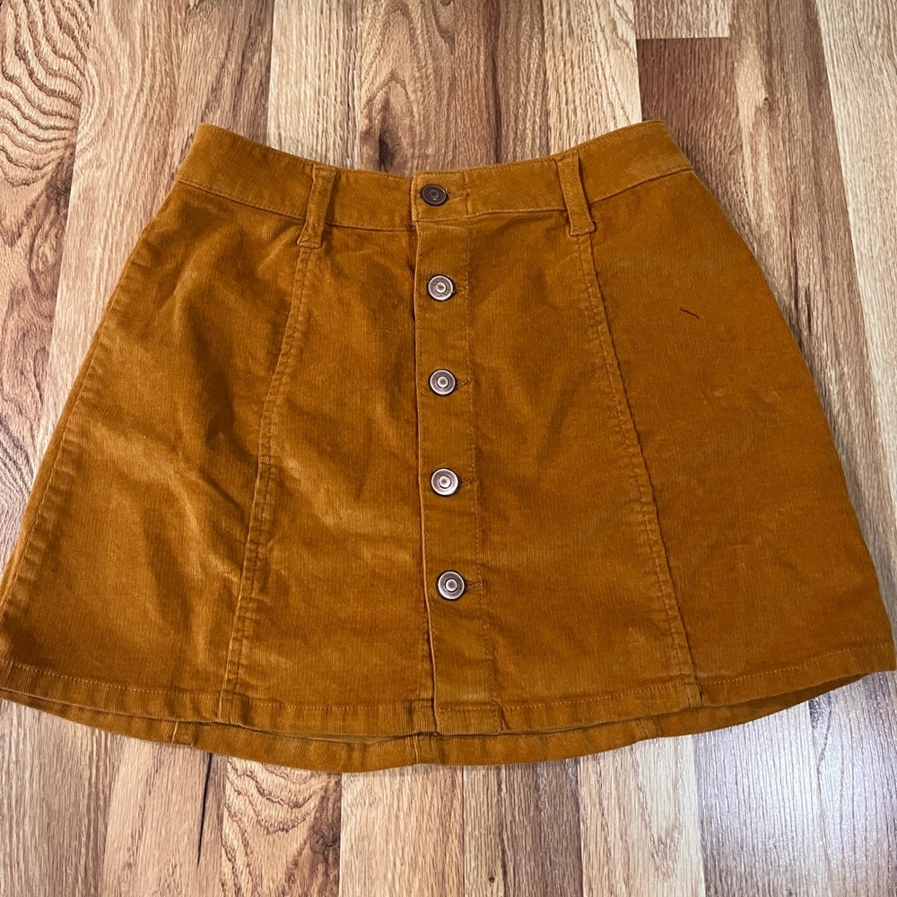 Corduroy Mini Skirt